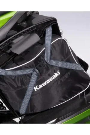 Kawasaki Zijkoffer Cover Titanium Snelle Levering