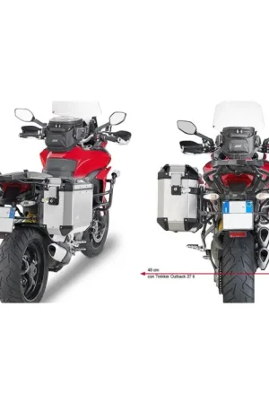 GIVI PLR7406CAM Zijkofferrek Monokey Rapid Release Ducati Multistrada Merkproduct