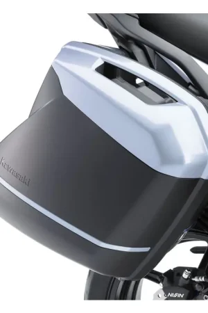 Kawasaki Zijkoffer Deco Strepen Wit Versys 1000/650 Express Levering