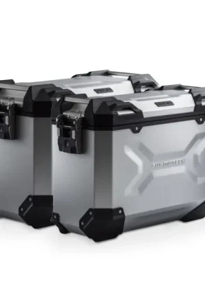 Wereldwijde Verzending SW-Motech Koffersysteem Trax Adventure Zilver 45/37L Honda CRF 1000L Africa Twin (15-)