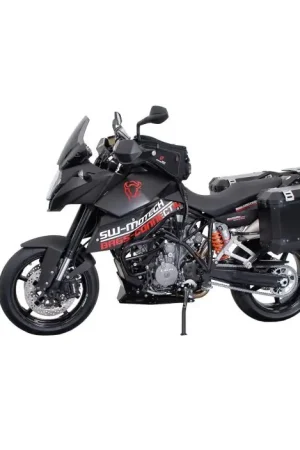 SW-Motech Koffersysteem Trax Evo Zwart 37/37L KTM 990 SM/SM-T/SM-R/950 SM In De Mode