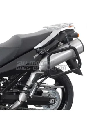 Lage Prijs SW-Motech Koffersysteem Trax Adventure Zilver 45/45L Suzuki V-Strom 1000 / Kawasaki KLV 1000