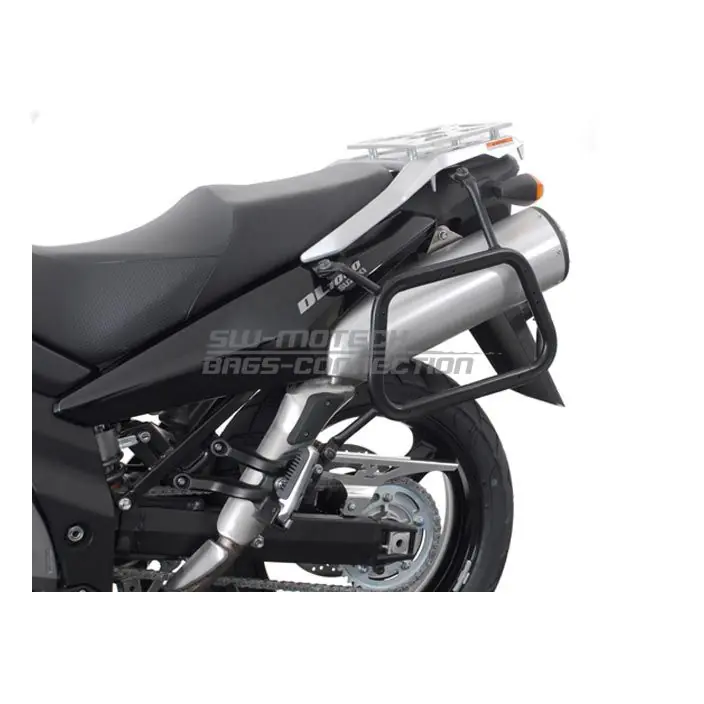 Hoge Kwaliteit SW-Motech Koffersysteem Trax Adventure Zilver 37/37L Suzuki V-Strom 1000 / Kawasaki KLV 1000