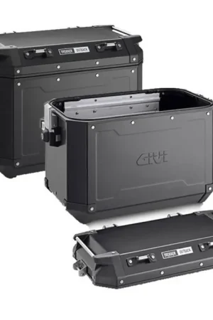 Dagaanbieding GIVI OBKN37BPACK2 Zijkoffer Set Monokey 37L Outback Zwart