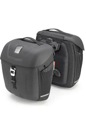 GIVI MT501 Zijtassen set Metro-T Easylock 18L Op = Op