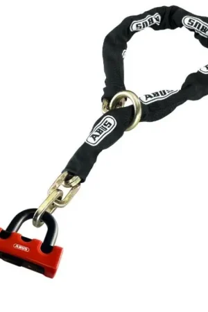 Nieuw ABUS Kettingslot KS120+ Schijfremslot Rood Granit 67/12