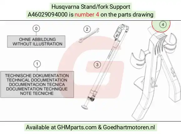 Garantie Inbegrepen KTM Multi-insteekstandaard