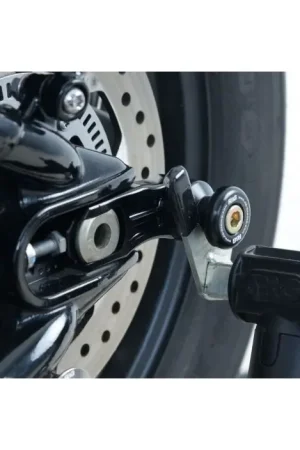 R&G CR0067BK Cotton Reels Bobbins Offset Zwart Triumph Bonneville Bobber 17- / Street CUP 17- Nieuw Model