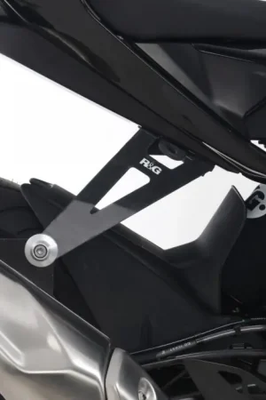 Laatste Versie R&G Uitlaatsteun Zwart BMW G310RR / TVS Apache RR 310