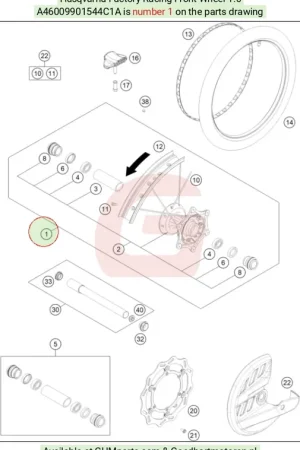 KTM Factory Racing Voorwiel Handgemaakt