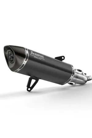 Yamaha Akrapovic Slip-on Uitlaat Zwart Tricity 300 Handgemaakt