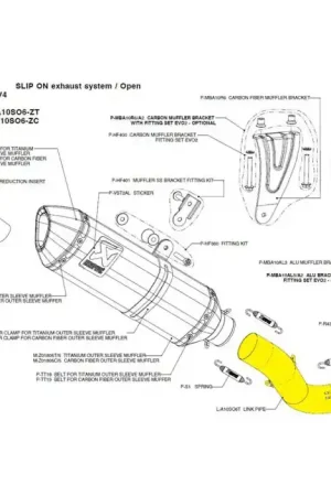 Laatste Versie Akrapovic Link-Pipe Aprilia RSV4 09-11