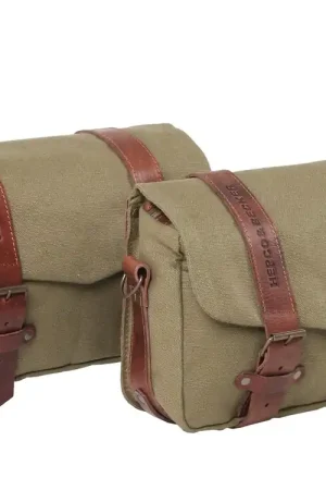 Hepco en Becker Legacy Courier C-Bow zijtassen groen Meest Verkocht