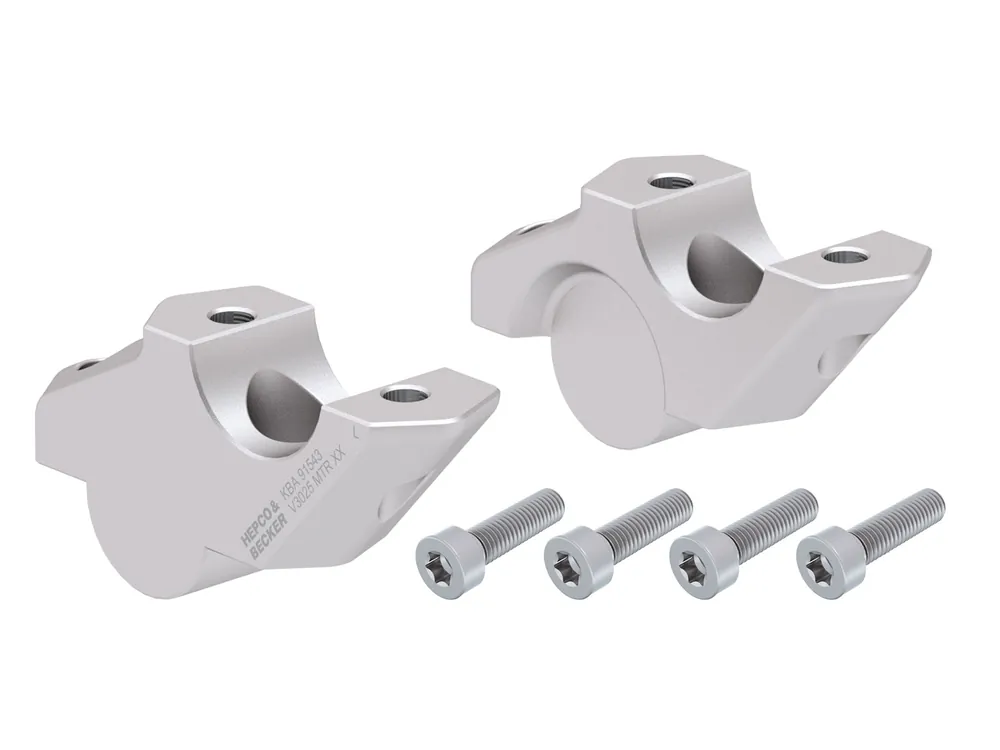 Hepco en Becker stuur offset risers BMW F900XR (2020-2024) Must-Have