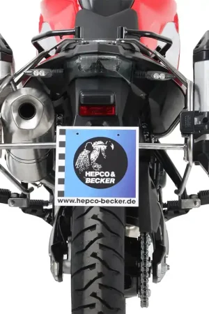 Hepco en Becker zijkoffers BMW F800GS vanaf 2008 cutout Geld-Terug-Garantie