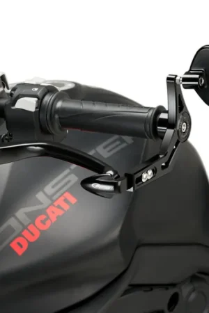 Superprijs Z Puig bar end spiegel Pro met koppelingshendel protector