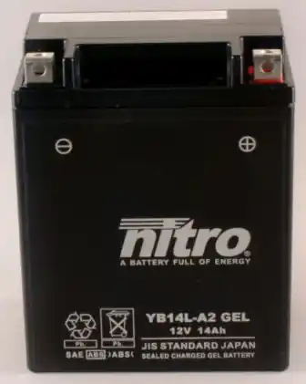 NITRO - NB14L-A2 SLA - Batteries - WET CHARGED Nieuwe Collectie