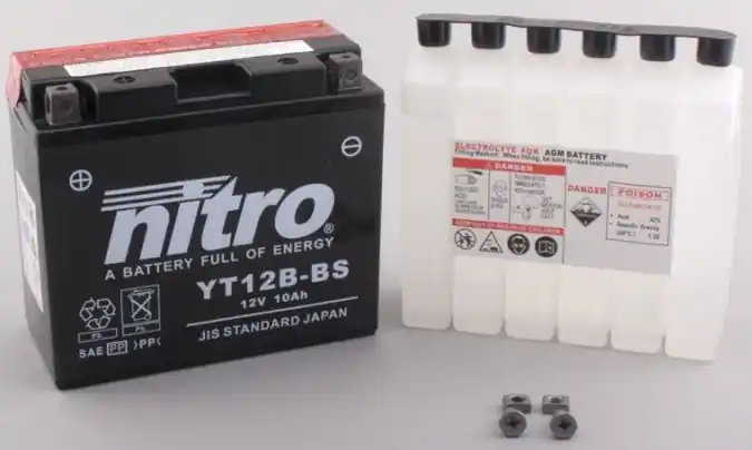 NITRO - NT12B-BS - Batteries - COMBIPACK EU2019/1148 Authentiek