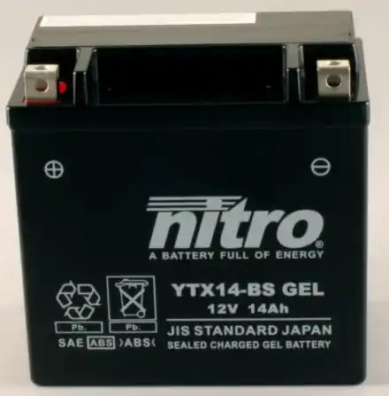 Geld-Terug-Garantie NITRO - NTX14 SLA - Batterij - WET CHARGED