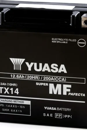 YUASA - YTX14 (WC) - Batteries - WET CHARGED In De Mode