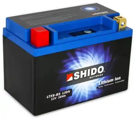 Authentiek SHIDO - LTX9-BS - Batteries - Lithium Ion