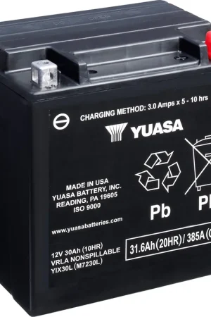 Budget YUASA - YIX30L HPMF (CP) - Batteries - Compatibel met diverse Harley en BMW modellen
