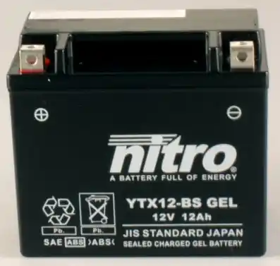 Voordeelprijs NITRO - NTX12 SLA - Batteries - WET CHARGED