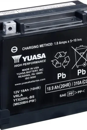 Plaats Bestelling YUASA - YTX20HL-BS HPMF (CP) - Batteries - COMBIPACK EU2019/1148