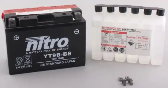 Gratis Retour NITRO - NT9B-BS (CP) - Batterijen - COMBIPACK EU2019/1148