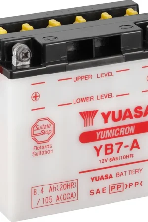 Geld-Terug-Garantie YUASA - YB7-A - Batteries - DRY CHARGED
