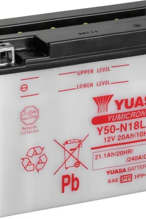 Snelle Levering YUASA - Y50-N18L-A - Batteries - DRY CHARGED