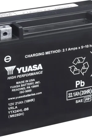 YUASA - YTX24HL-BS HPMF - Batteries - COMBIPACK EU2019/1148 Lage Kosten
