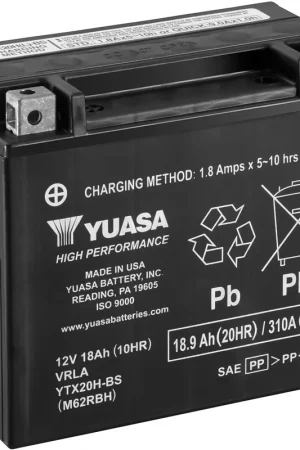 YUASA - YTX20H-BS HPMF (CP) - Batteries - COMBIPACK EU2019/1148 Beperkte Voorraad