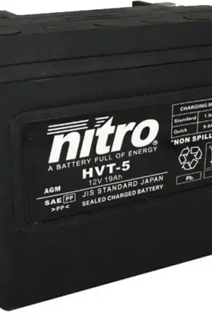 NITRO - HVT 05 SLA HARLEY OE 65991-82 - Batteries - WET CHARGED Beperkt Aanbod
