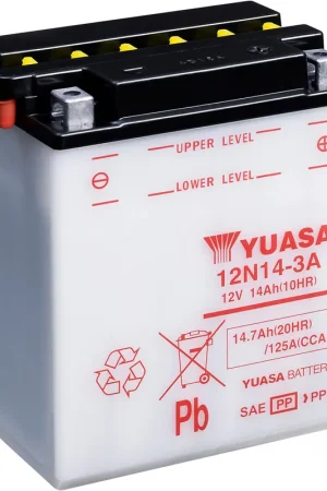 Snelle Levering YUASA - 12N14-3A - Batteries - DRY CHARGED