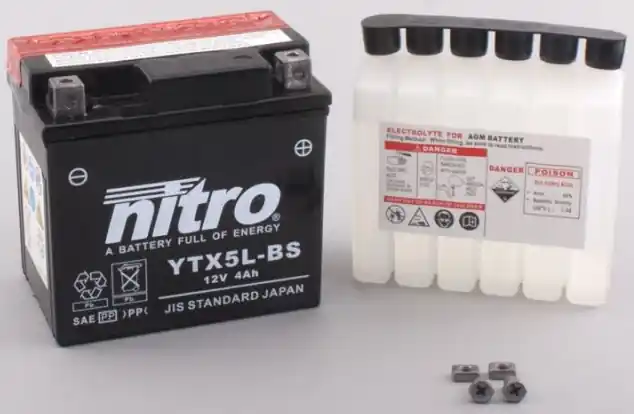 NITRO - NTX5L-BS (CP) - Batteries - COMBIPACK EU2019/1148 Nieuw Model