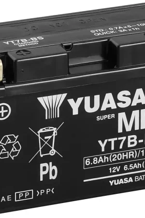 Koop Online YUASA - YT7B (WC) - Batteries - WET CHARGED