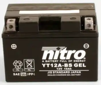 NITRO - NT12A SLA - Batteries - WET CHARGED Veilige Betaling