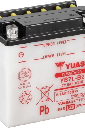Superprijs YUASA - YB7L-B2 - Batteries - DRY CHARGED