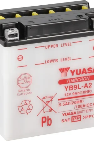YUASA - YB9L-A2 - Batterijen - DRY CHARGED Gratis Retour