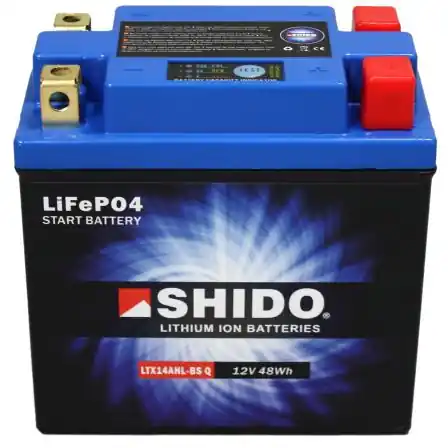 SHIDO - LTX14AHL-BS Q - Batteries - Lithium Ion met 4 Terminals Limited Edition