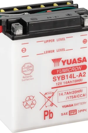 YUASA - SYB14L-A2 - Batterijen - DRY CHARGED Gecertificeerd