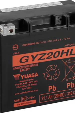 Plaats Bestelling YUASA - GYZ20HL - Batteries - WET CHARGED