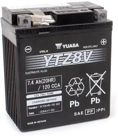 Betaalbaar YUASA - YTZ8V (WC) - Batteries - WET CHARGED
