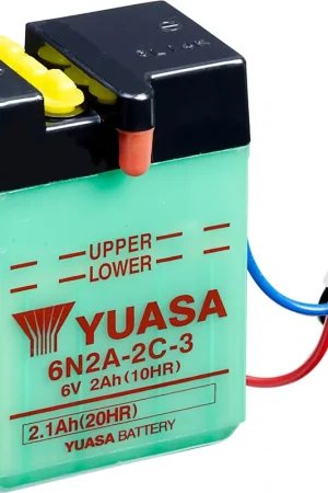 YUASA - 6N2A-2C-3 - Batterijen - DRY CHARGED Laatste Versie