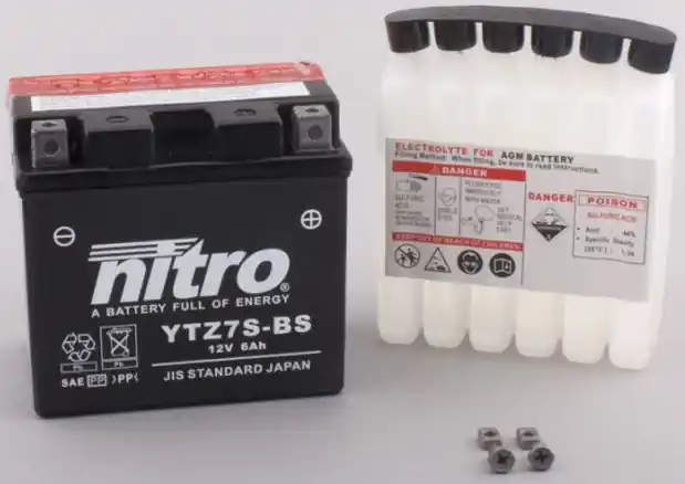 NITRO - NTZ7S-BS (CP) - Batteries - Compatibel met Yamaha Tricity 125 Rechtstreeks Van De Fabrikant
