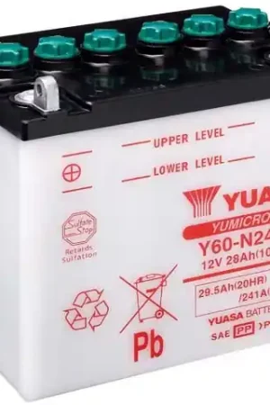 YUASA - Y60-N24-A(DC) - Batteries - Krachtige batterij Korting