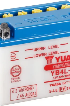YUASA - YB4L-B (4LB) (CP) - Batteries - COMBIPACK EU2019/1148 Exclusieve Aanbieding