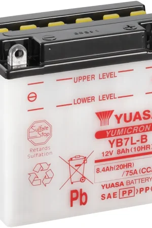 Gecertificeerd YUASA - YB7L-B - Batteries - DRY CHARGED