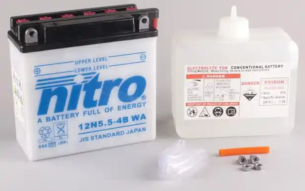 Professioneel NITRO - 12N5.5-4B - Batteries - COMBIPACK EU2019/1148